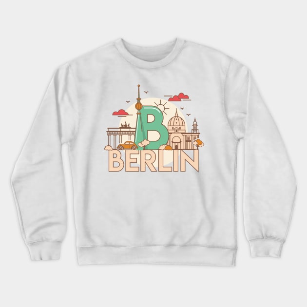 Berlin, Germany Crewneck Sweatshirt by bybeck